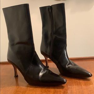 Manolo Blahnik Ankle Boots Size 6.5